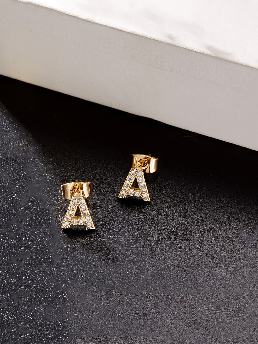 

Yellow Chimes Gold-plated Quirky Studs Earrings