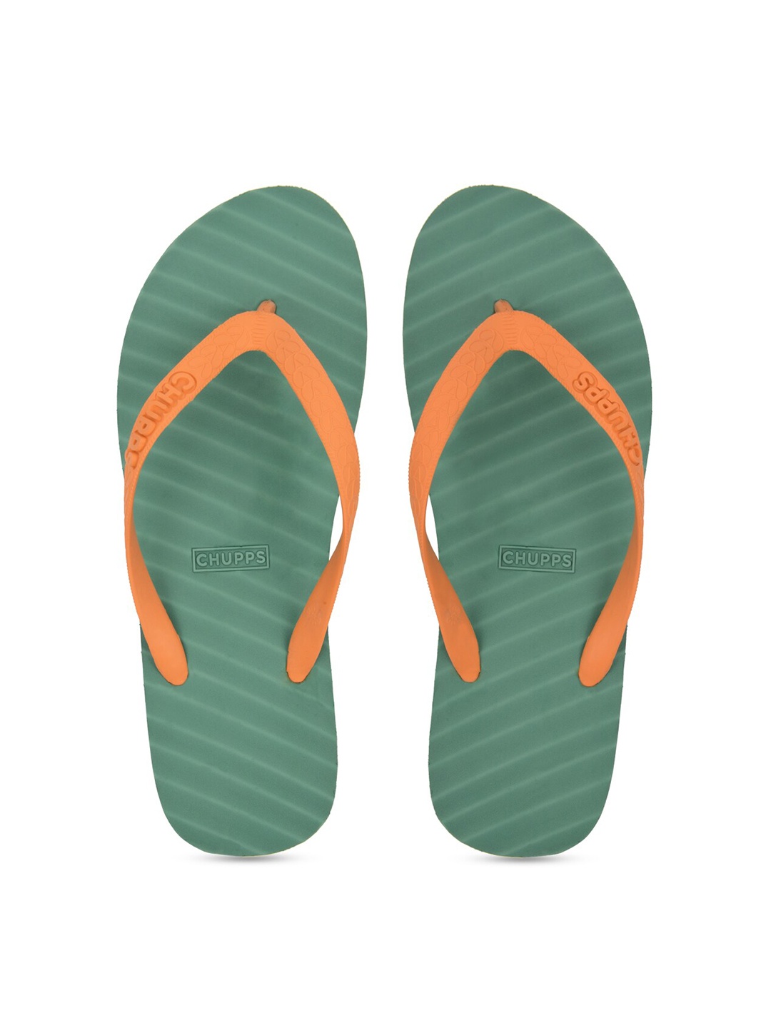 

CHUPPS Women Green Solid Sustainable Thong Flip-Flops