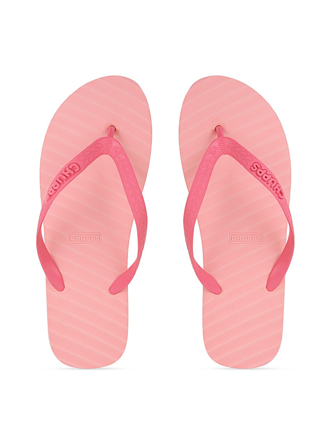 

CHUPPS Women Pink Solid Sustainable Thong Flip-Flops