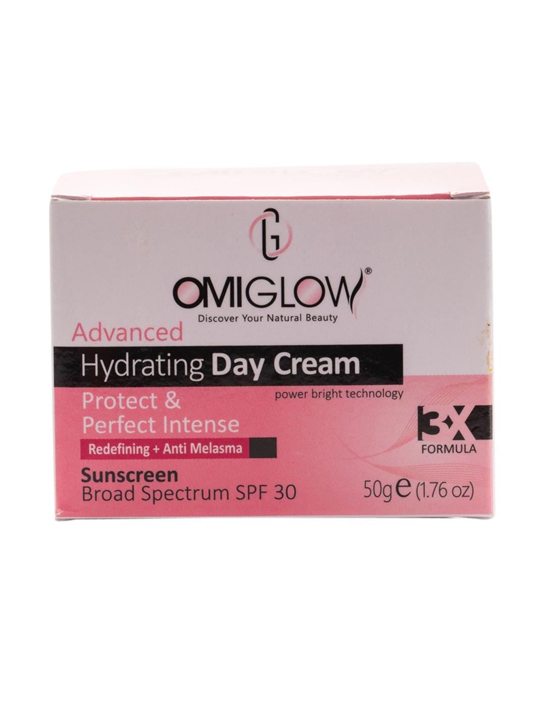 

OMIGLOW Hydrating Day Cream with SPF 30 - 50 g, White