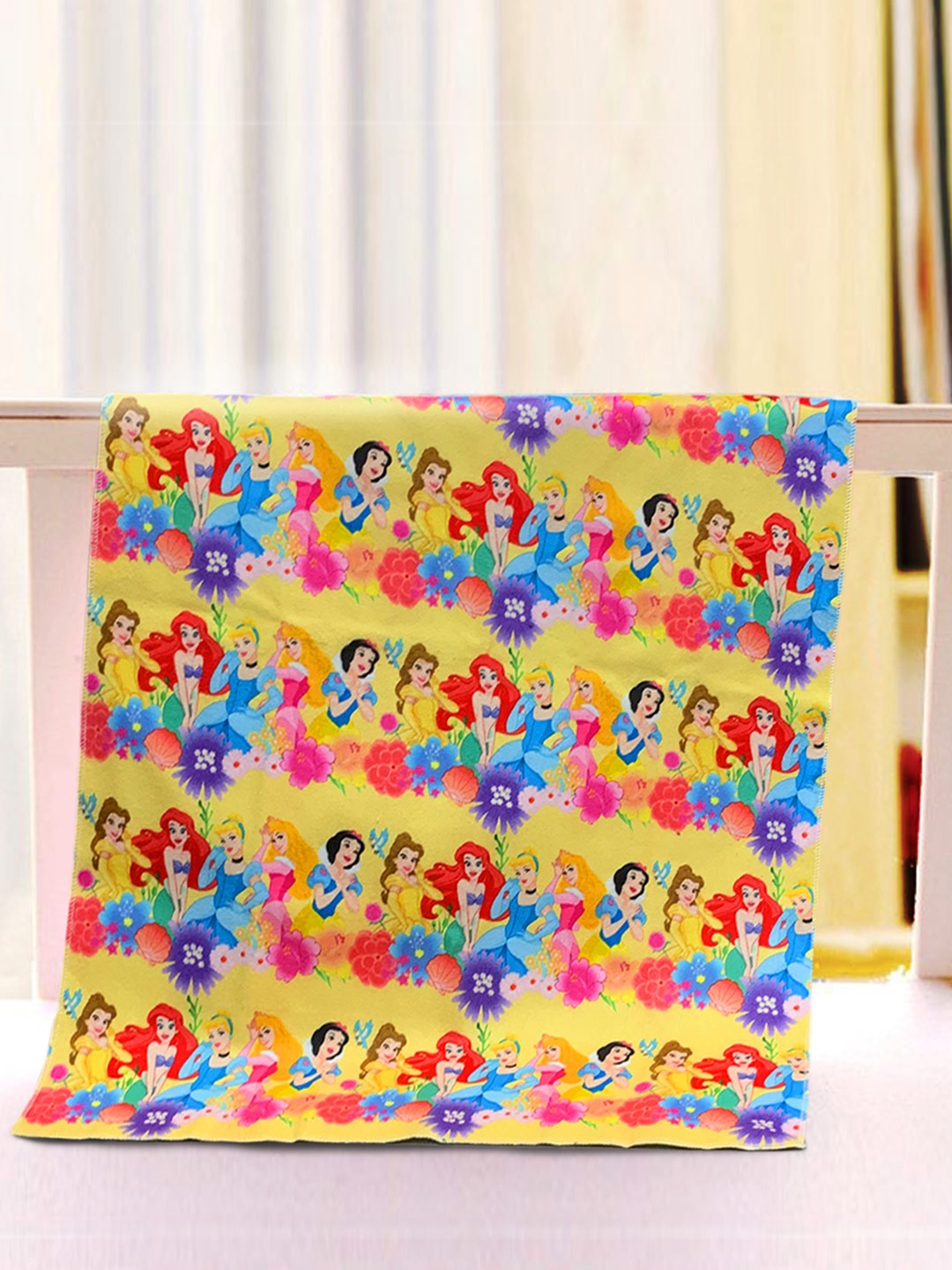 

YK Kids Princess Printed Small Size Mattress Protector, Yellow