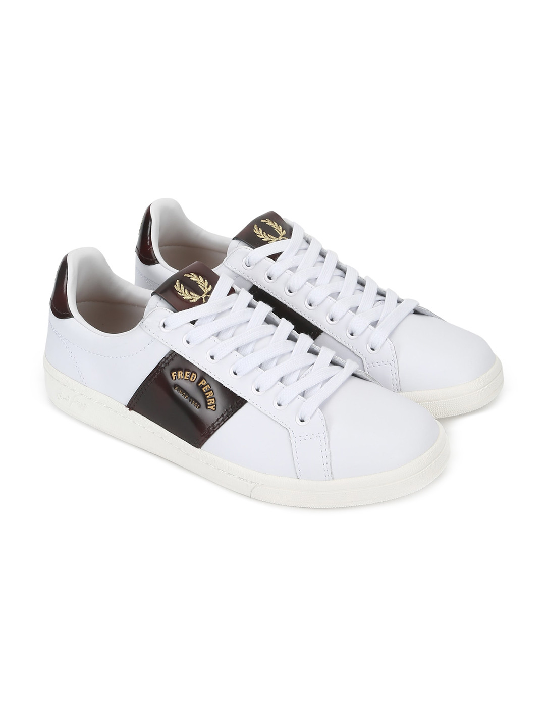 

Fred Perry Men White Solid Sneakers