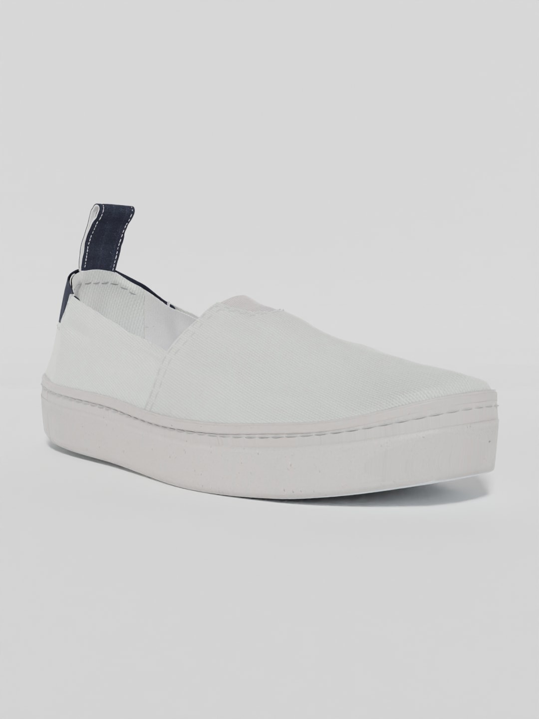 

LOKAIT The Sneakers Company Men White Slip-On Sneakers