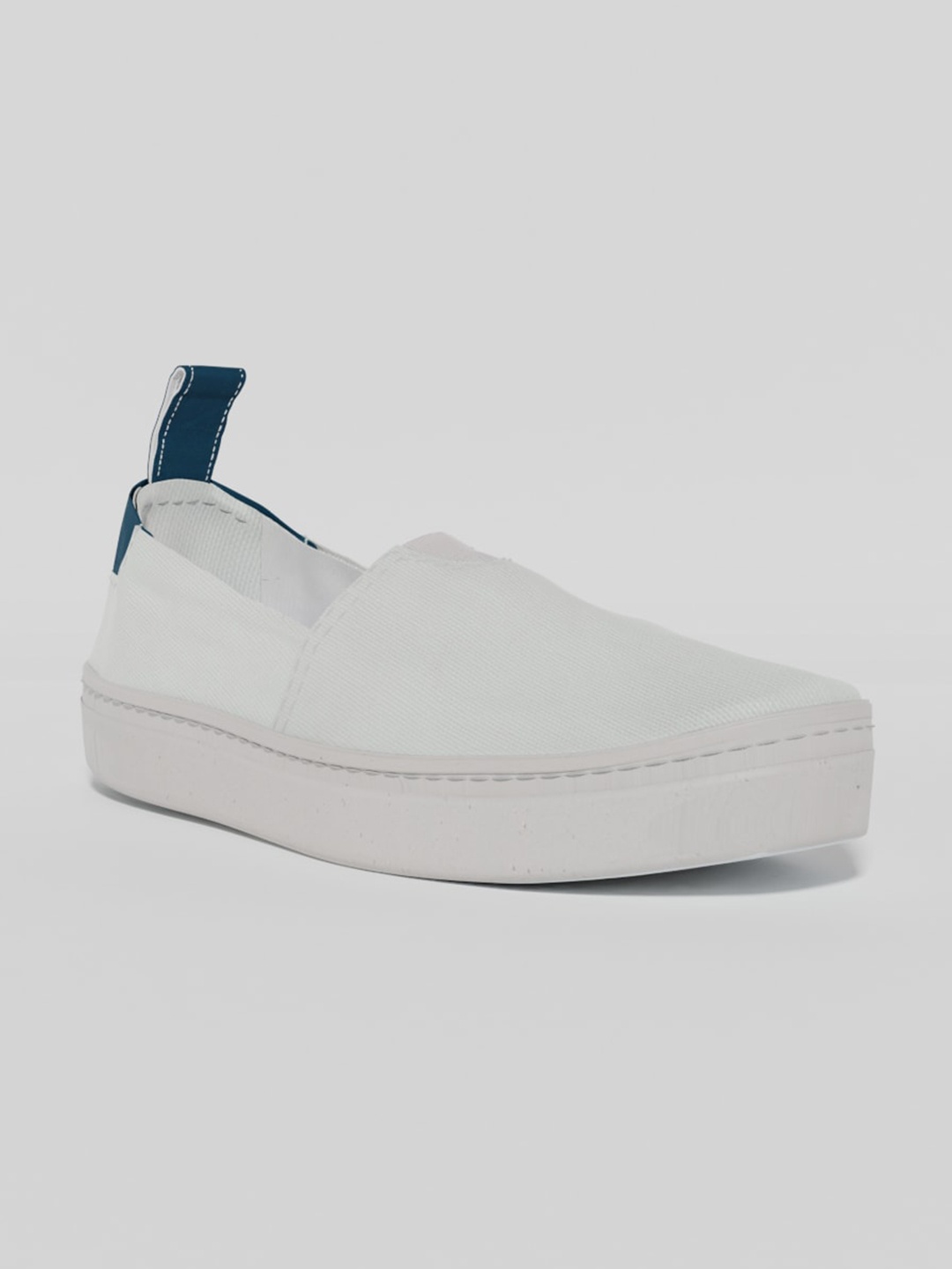 

LOKAIT The Sneakers Company Men White Slip-On Sneakers