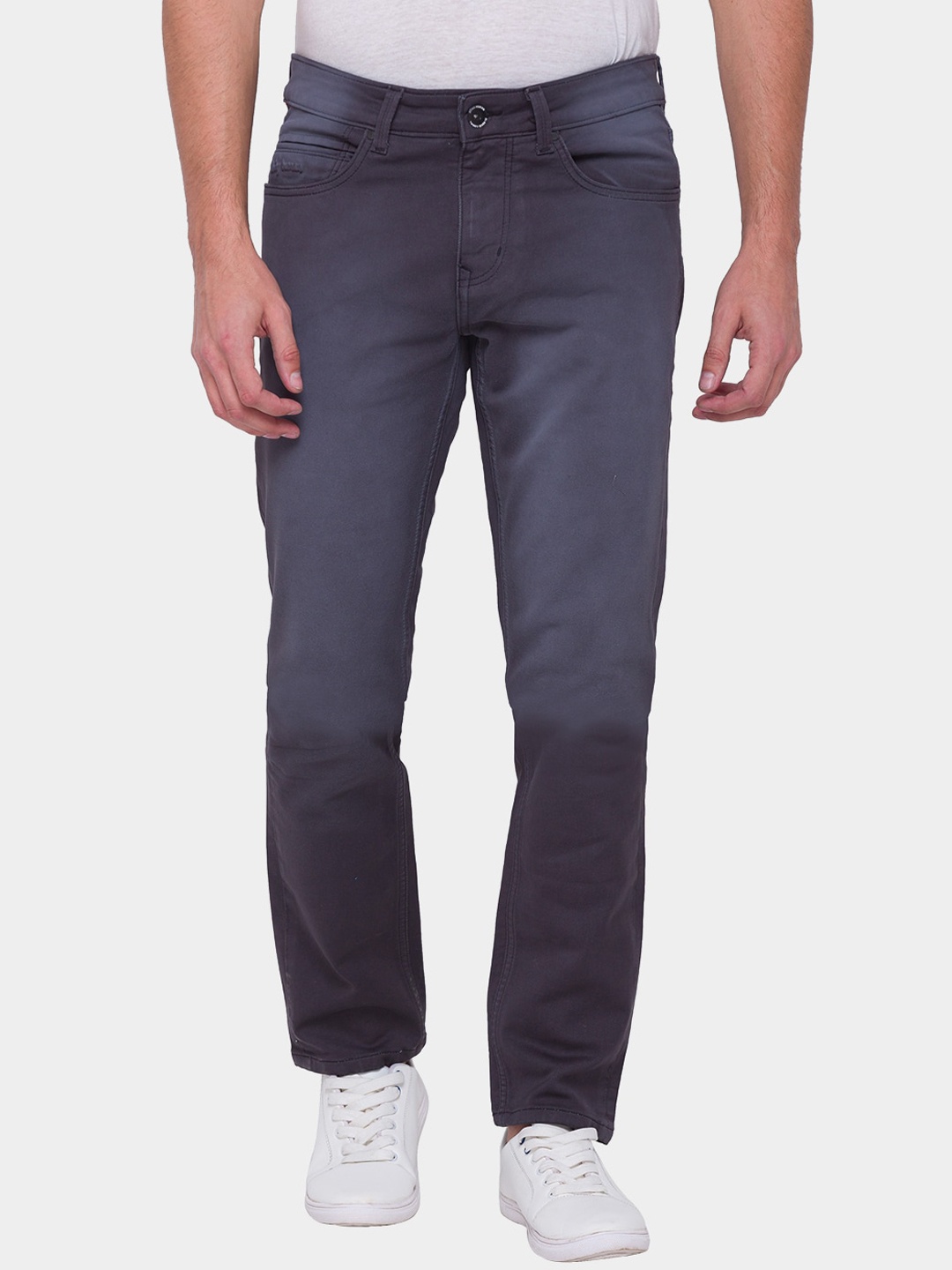 

Being Human Men Grey Regular Fit Heavy Fade Jeans