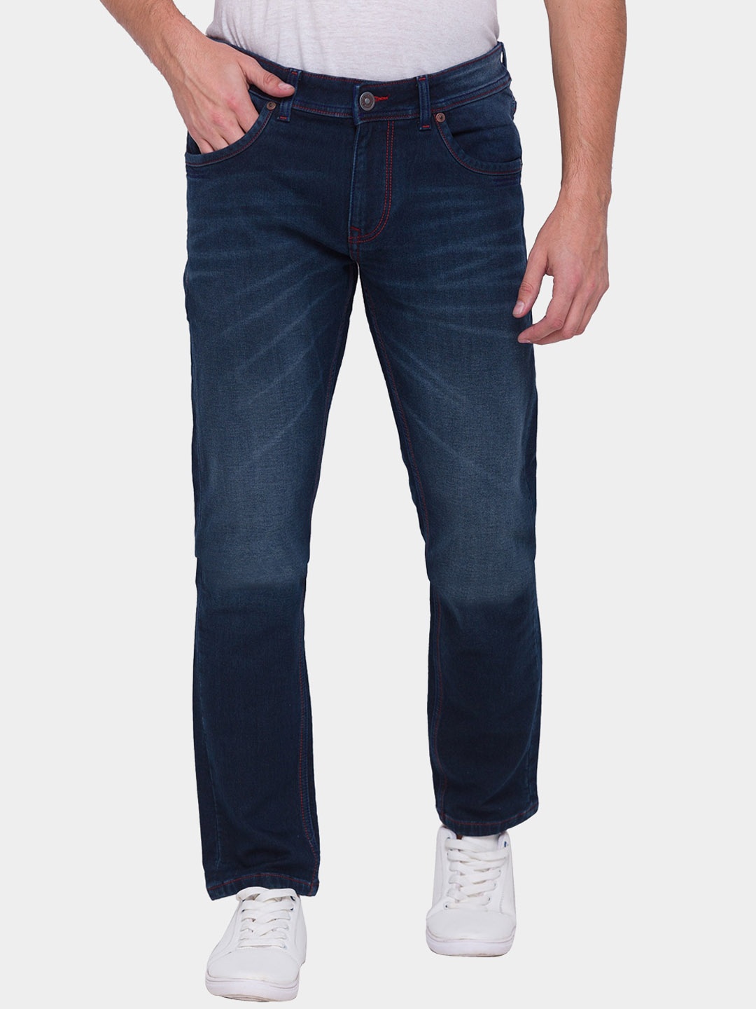 

Being Human Men Blue Regular Fit Light Fade Jeans