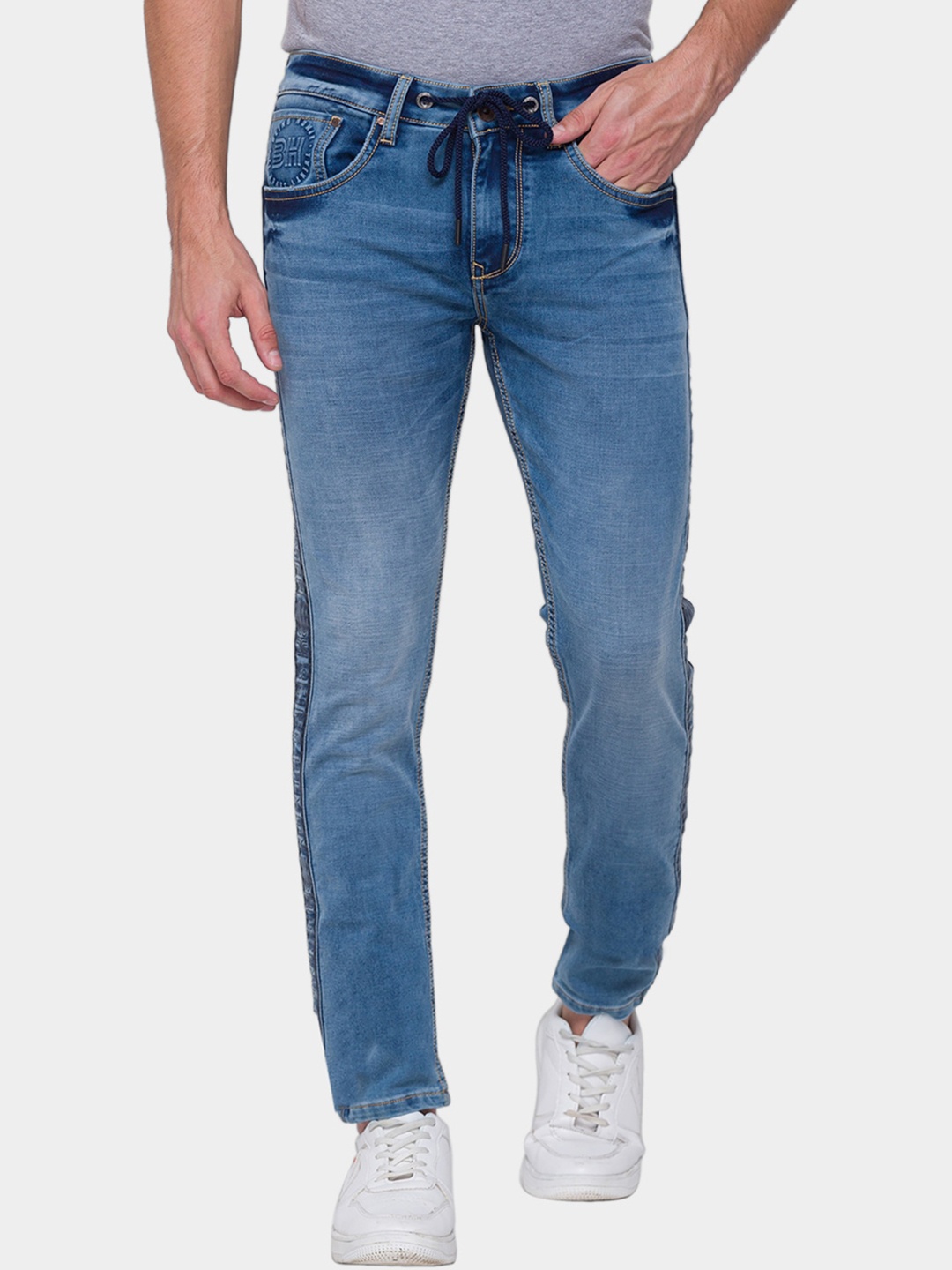 

Being Human Men Blue Regular Fit Heavy Fade Jeans