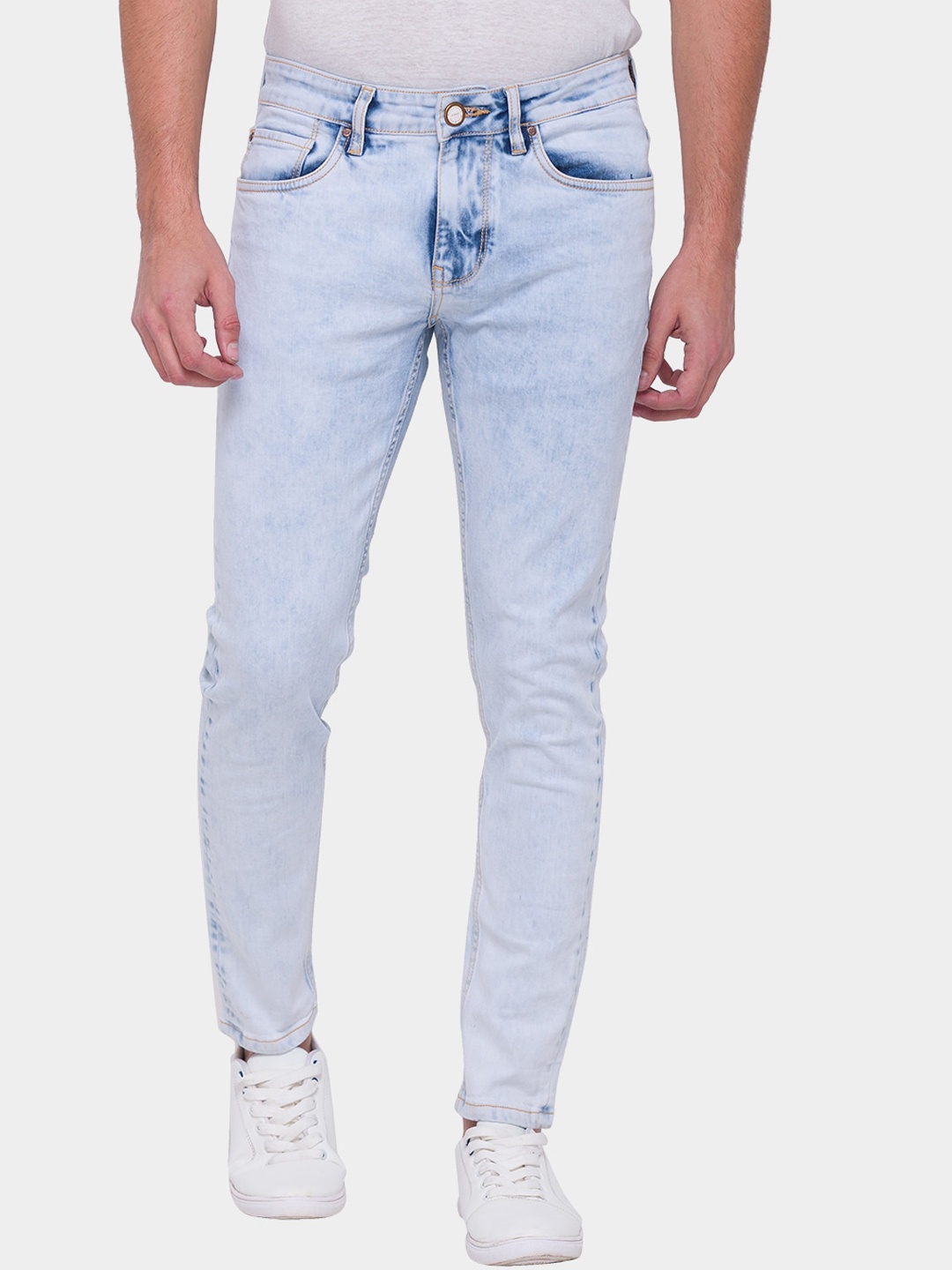 

Being Human Men Blue Regular Fit Heavy Fade Jeans