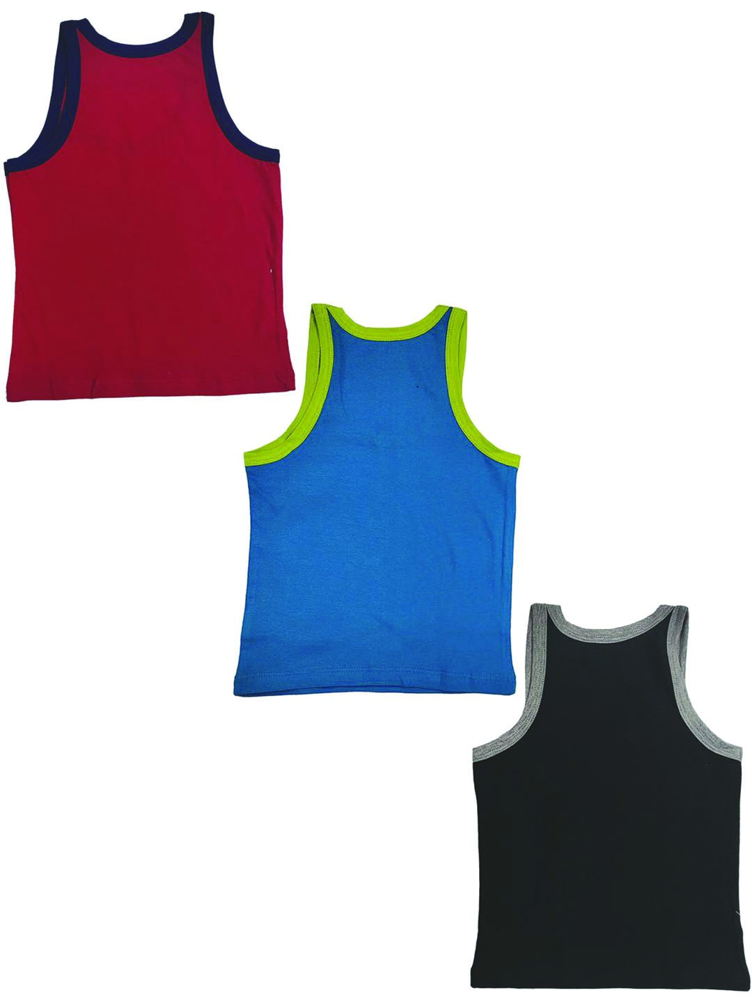 

Zoom Minimondo Boys Pack of 3 Assorted Innerwear Vests