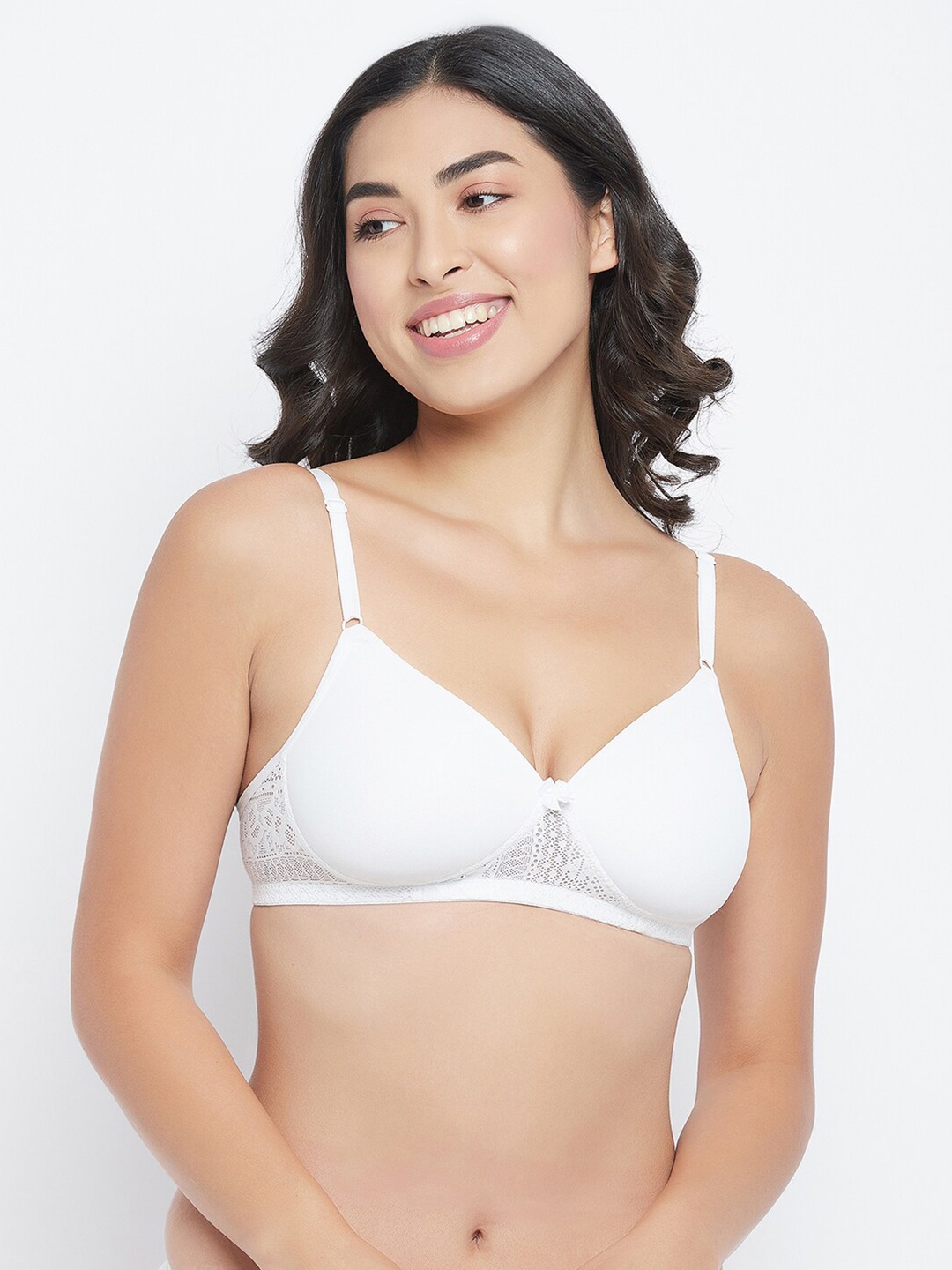 

Clovia White Bra Lightly Padded