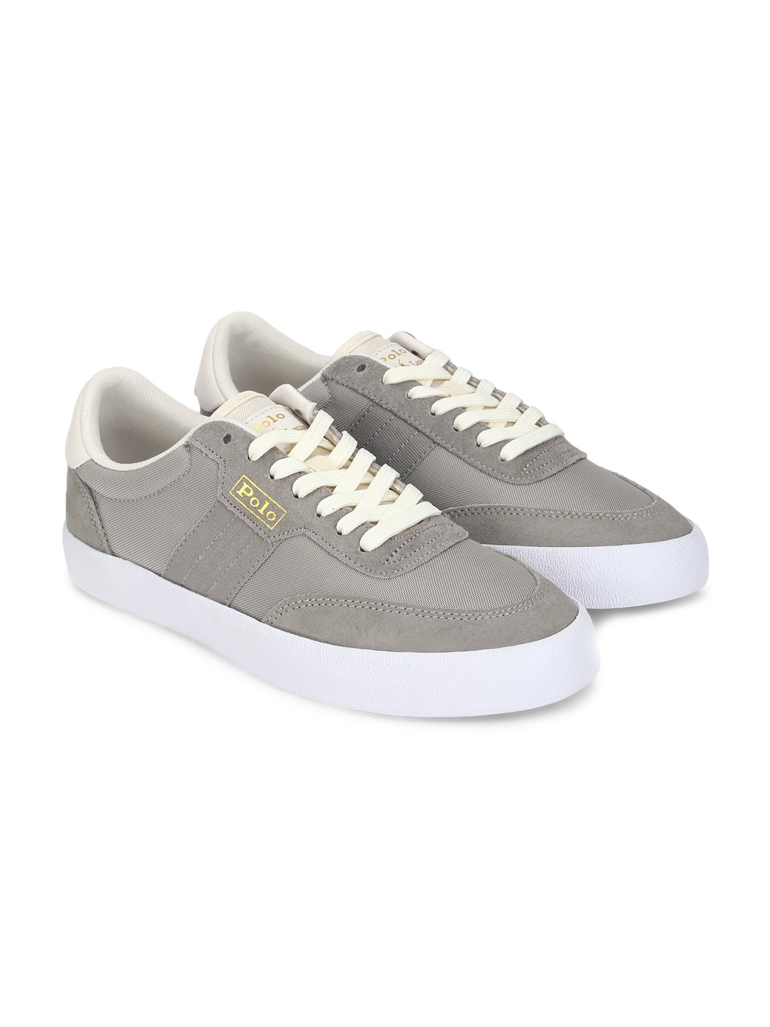 

Polo Ralph Lauren Men Grey Self Design Sneakers