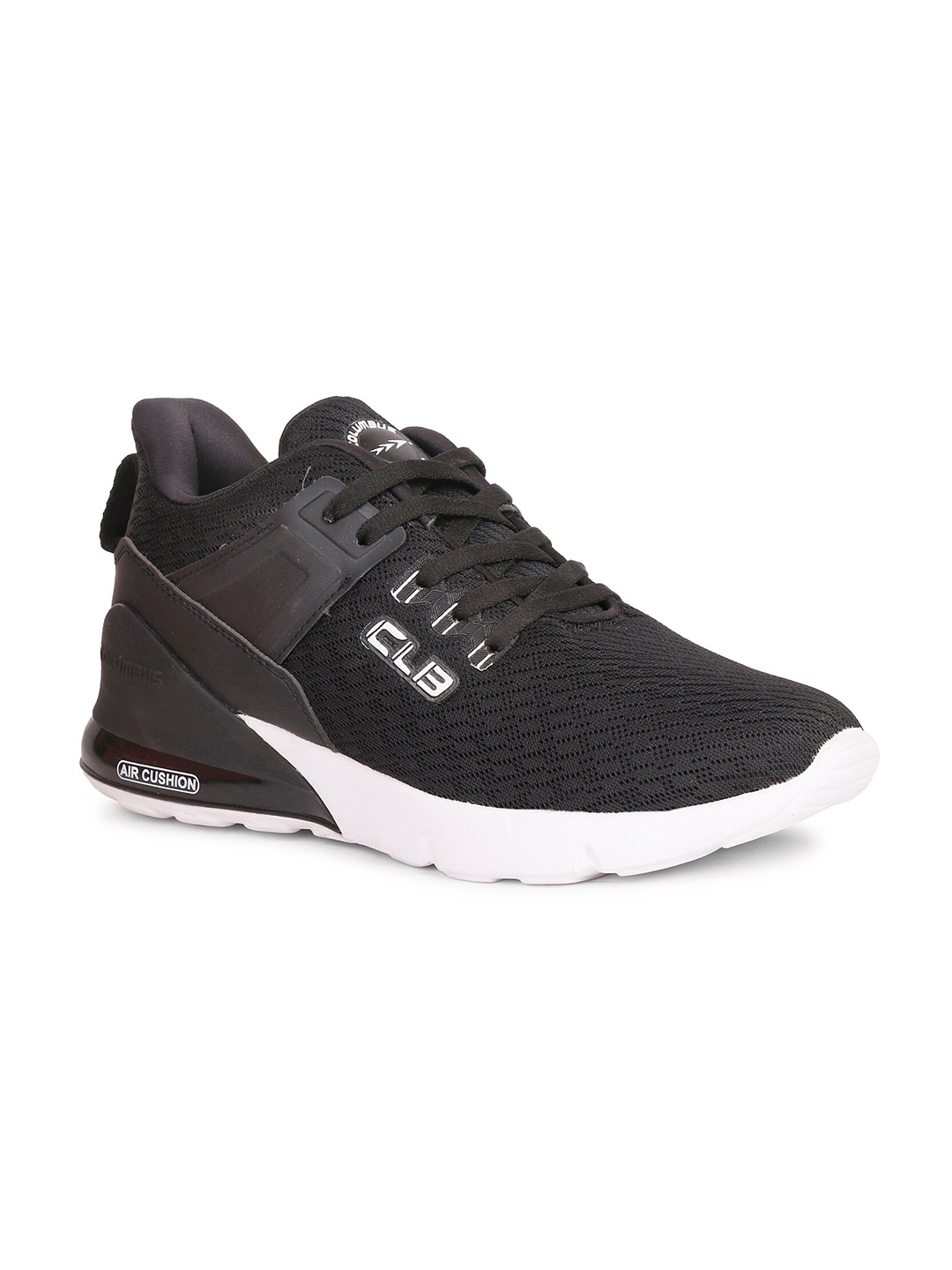 

Columbus Men Black Mesh Running Non-Marking Shoes