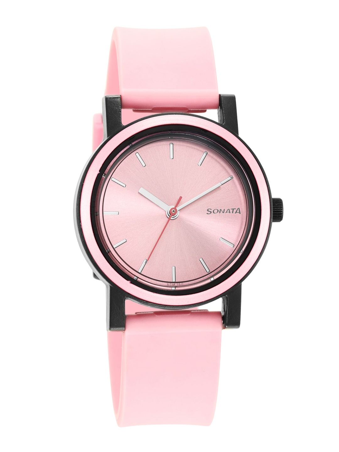 

Sonata Women Pink Dial & Pink Straps Analogue Watch 87038PP05W