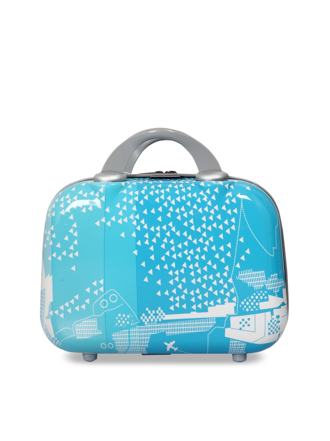 

Polo Class Blue & White Printed Vanity Bag