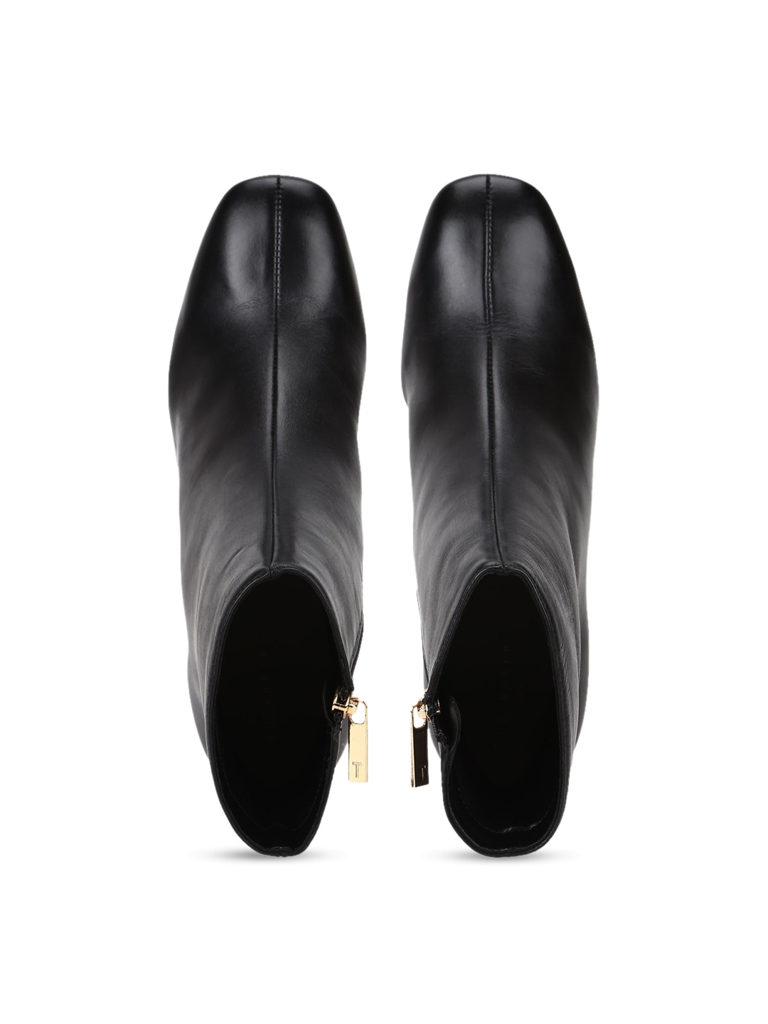 

Ted Baker Black Leather Block Heeled Boots