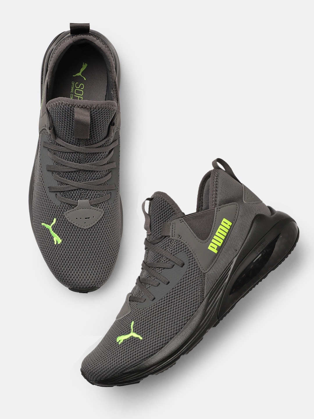 

Puma Men Grey Cell Vive Evo Running Shoes