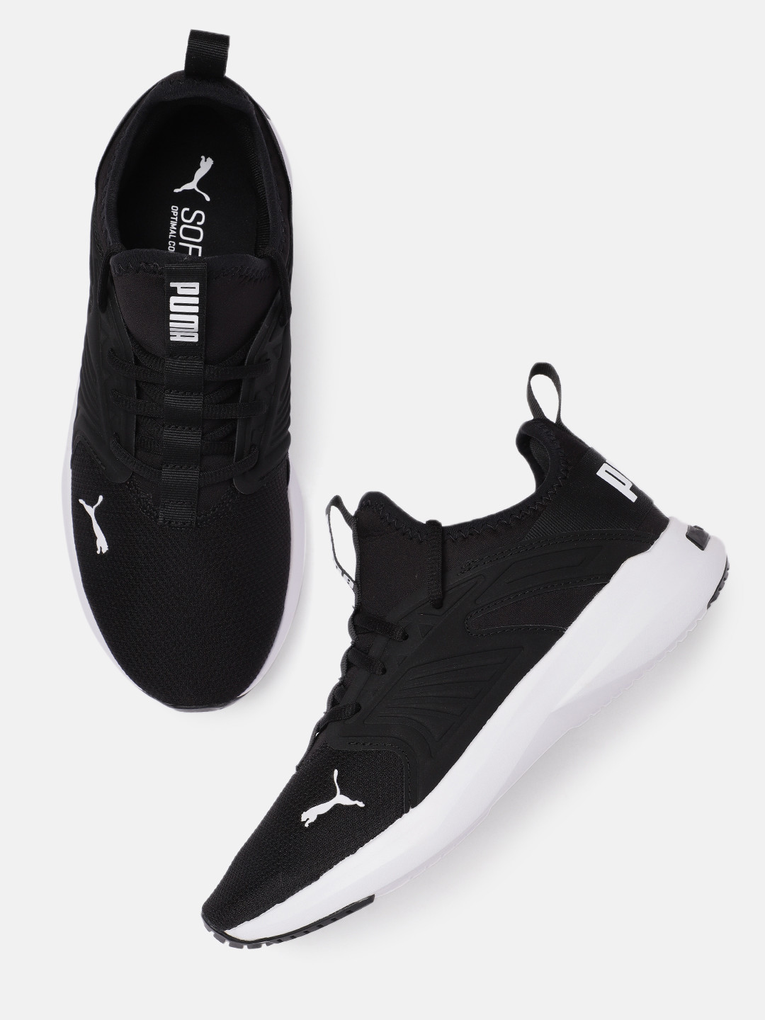

Puma Men Black Textile Running Shoes