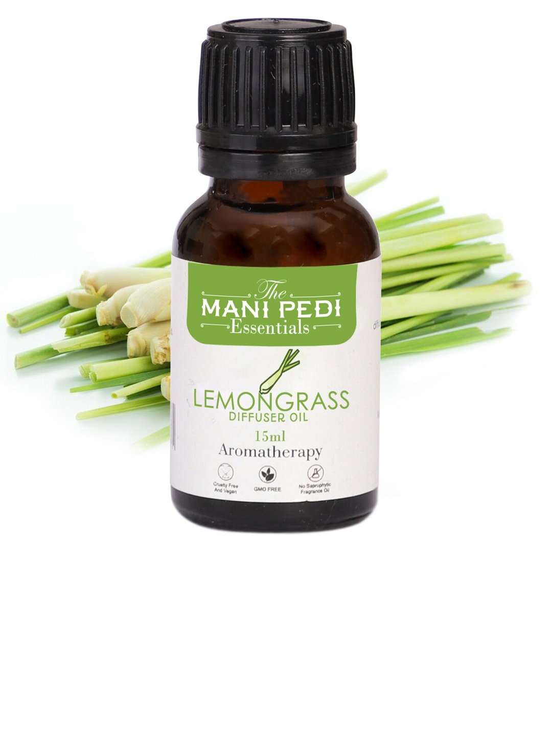

The Mani Pedi Essentials Lemongrass Diffuser Oil 15 ml, Brown