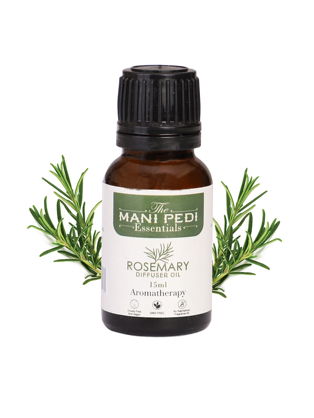 

The Mani Pedi Essentials Rosemary Diffuser Oil 15 ml, Brown