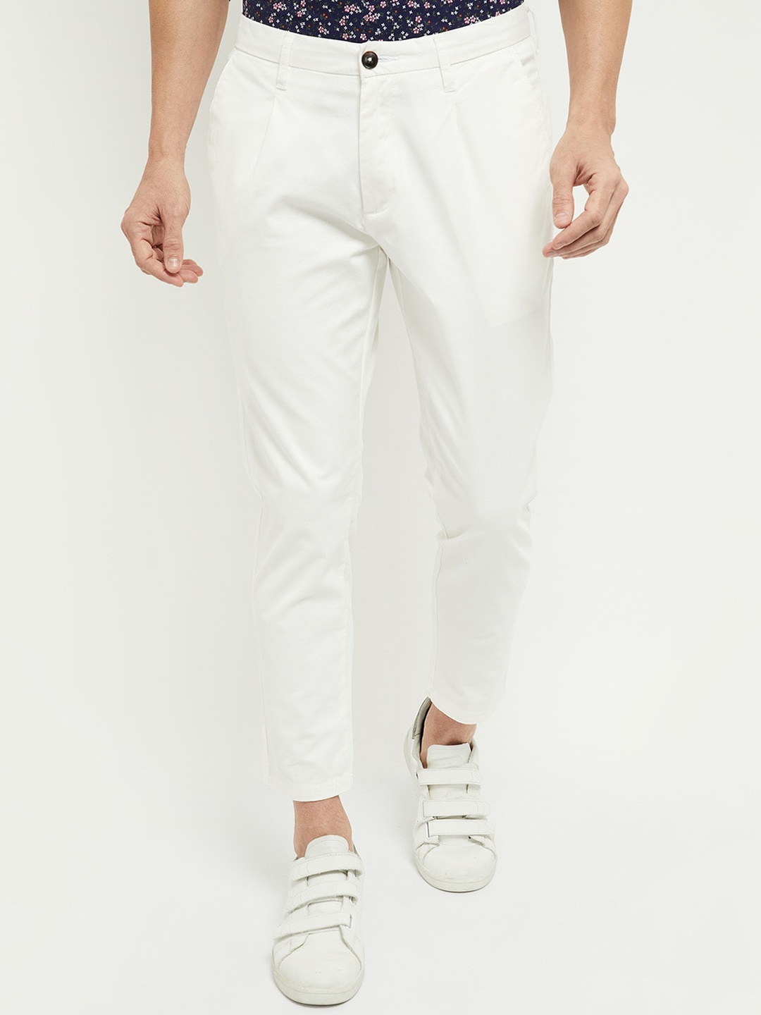 

max Men White Trousers