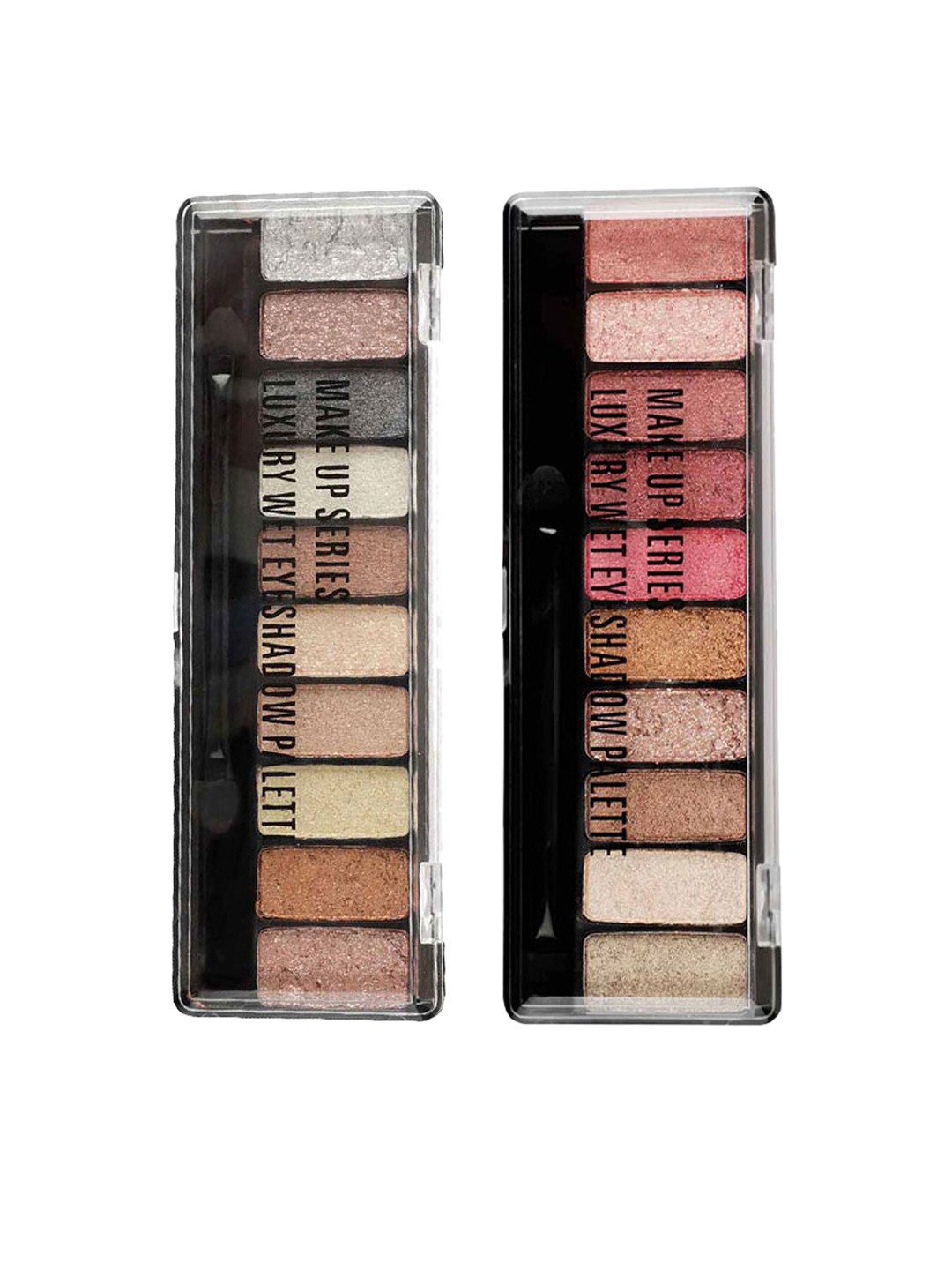 

MATTLOOK Set of 2 Makeup Series Luxury Wet Eyeshadow Palettes, Multi