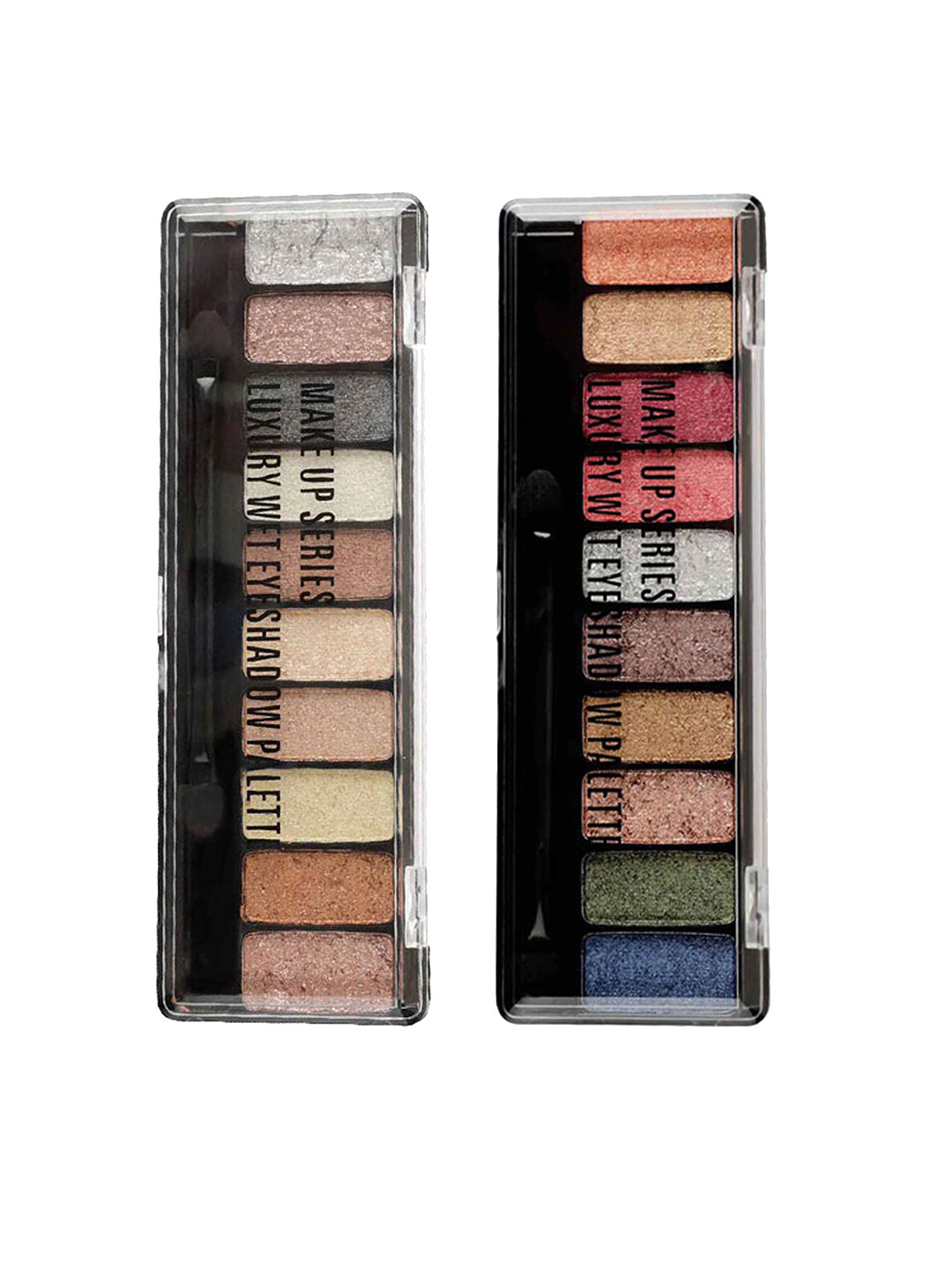 

MATTLOOK Set of 2 Makeup Series Luxury Wet Eyeshadow Palettes, Multi