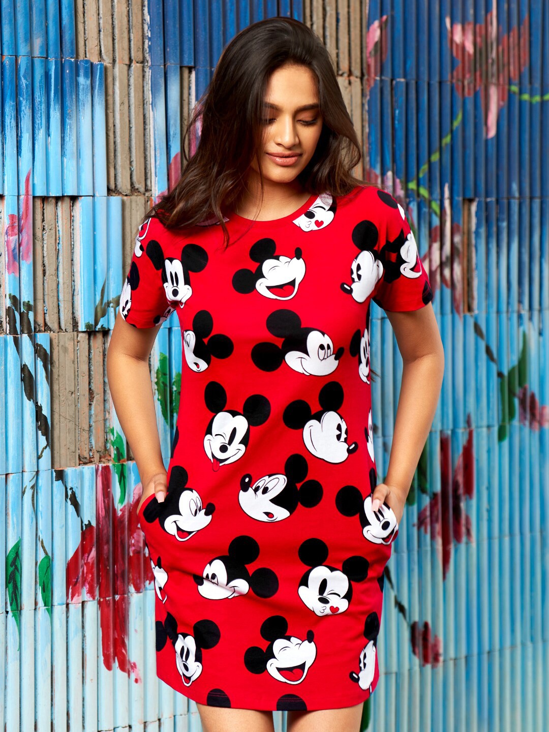 

The Souled Store Red Sheath Mini Dress