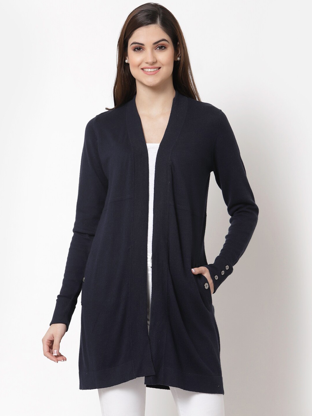 

KLOTTHE Women Black Shrug