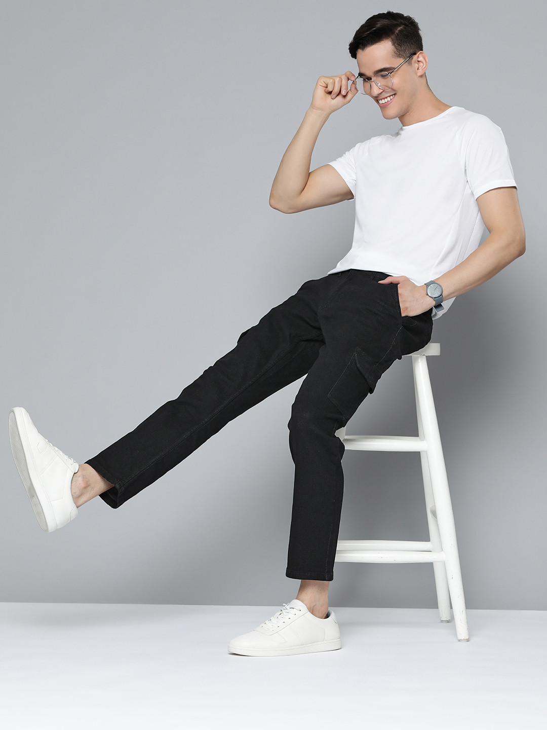 

Mast & Harbour Men Black Slim Fit Stretchable Jeans