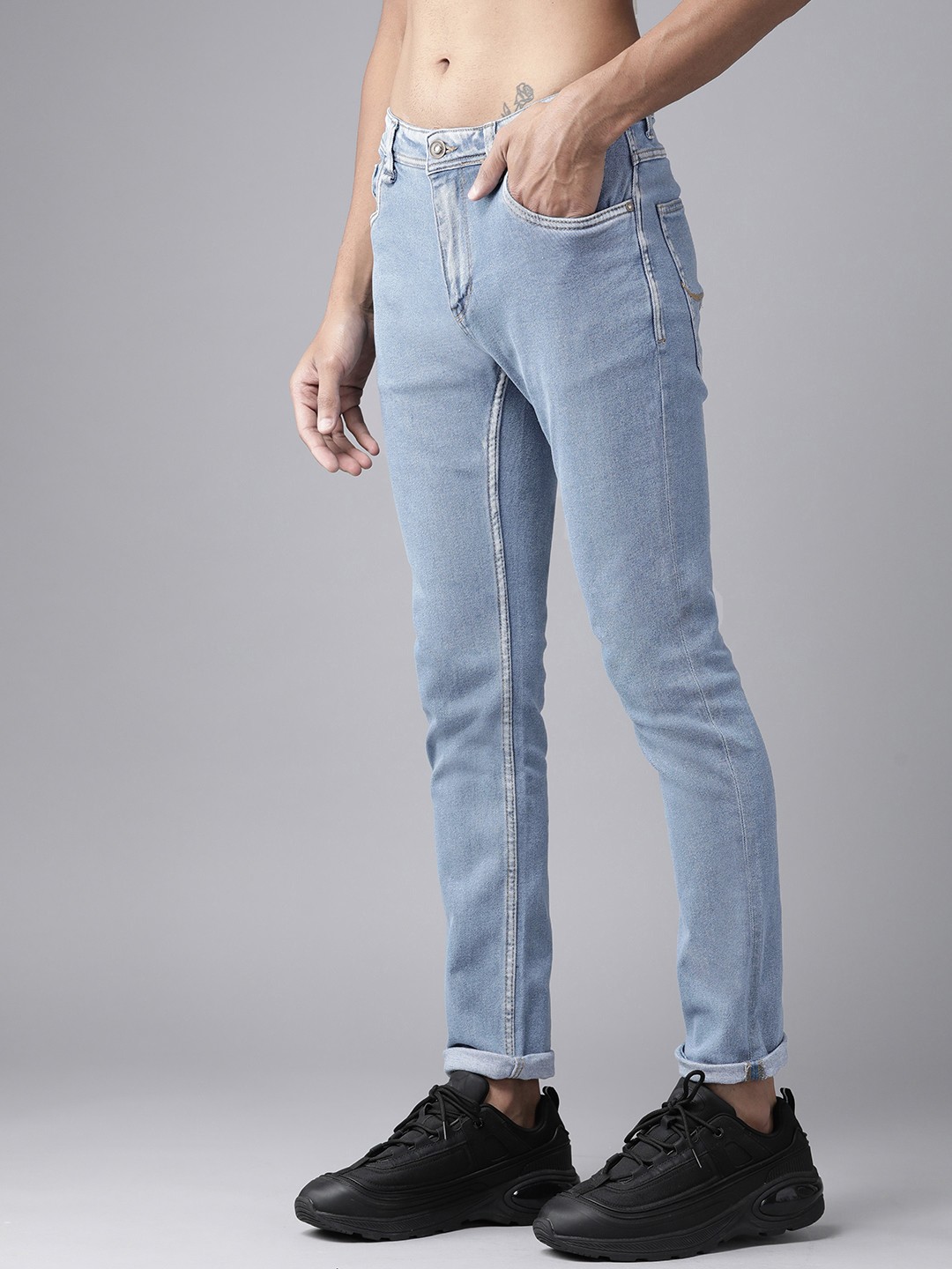 

Roadster Men Blue Skinny Fit Stretchable Jeans