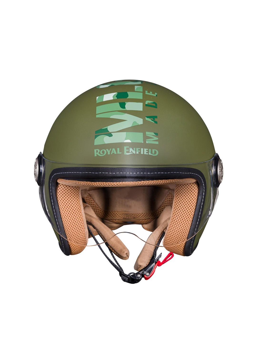 

Royal Enfield CHOPPER MLG CAMO HELMET, Green