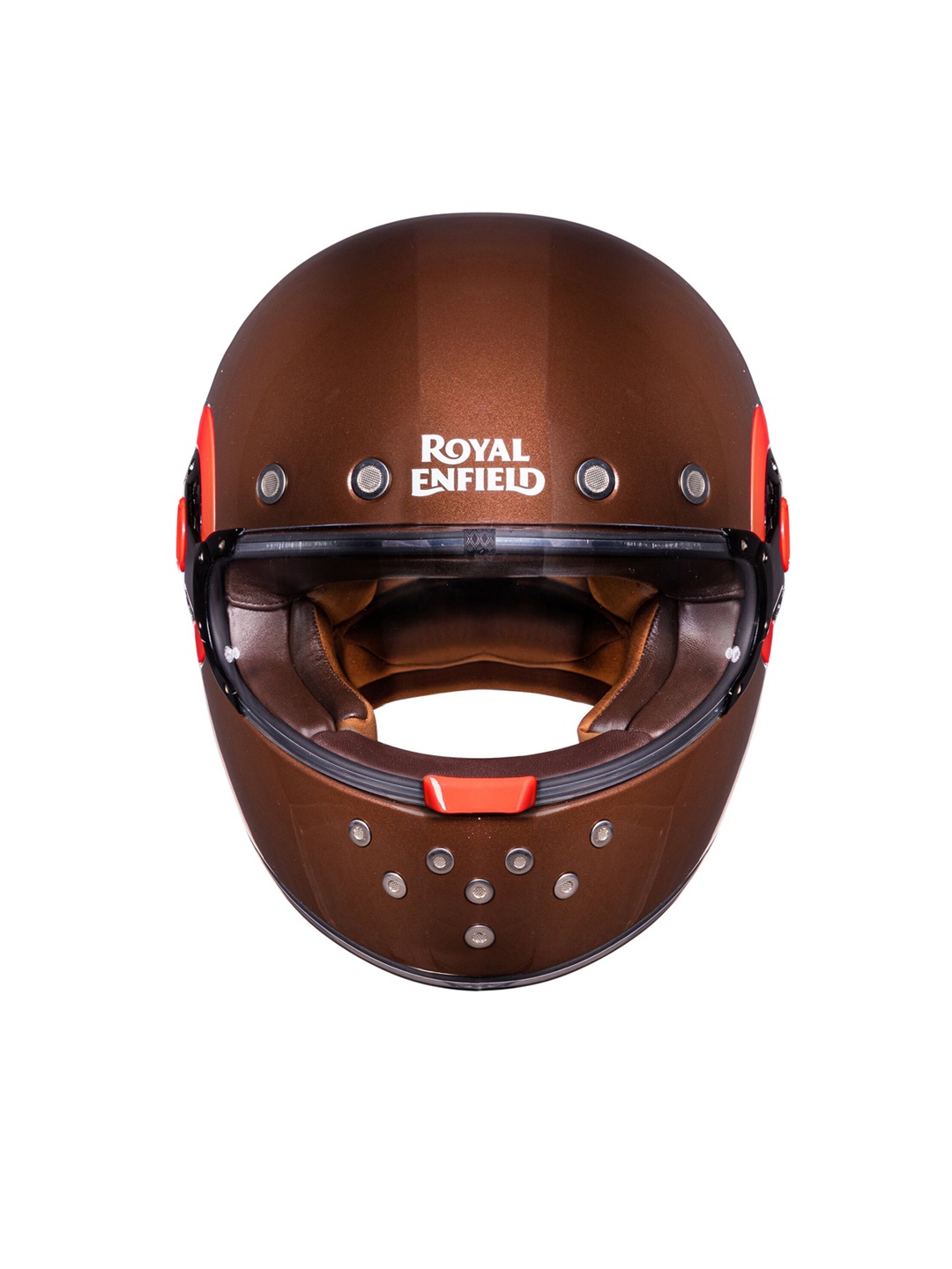 

Royal Enfield Men Brown NH44 Full Face J1D Helmet