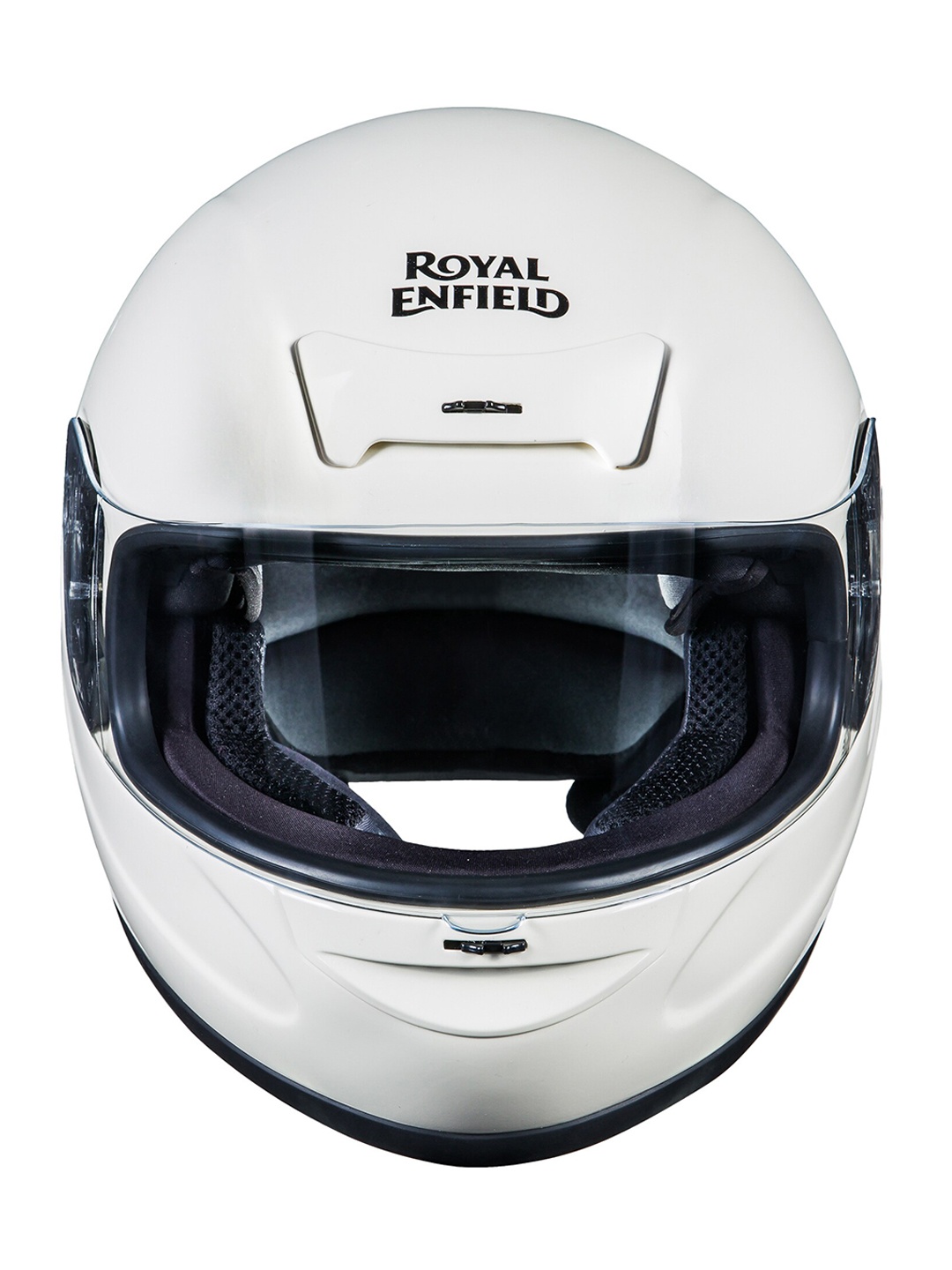 

Royal Enfield White Old Madras Full Face Helmet