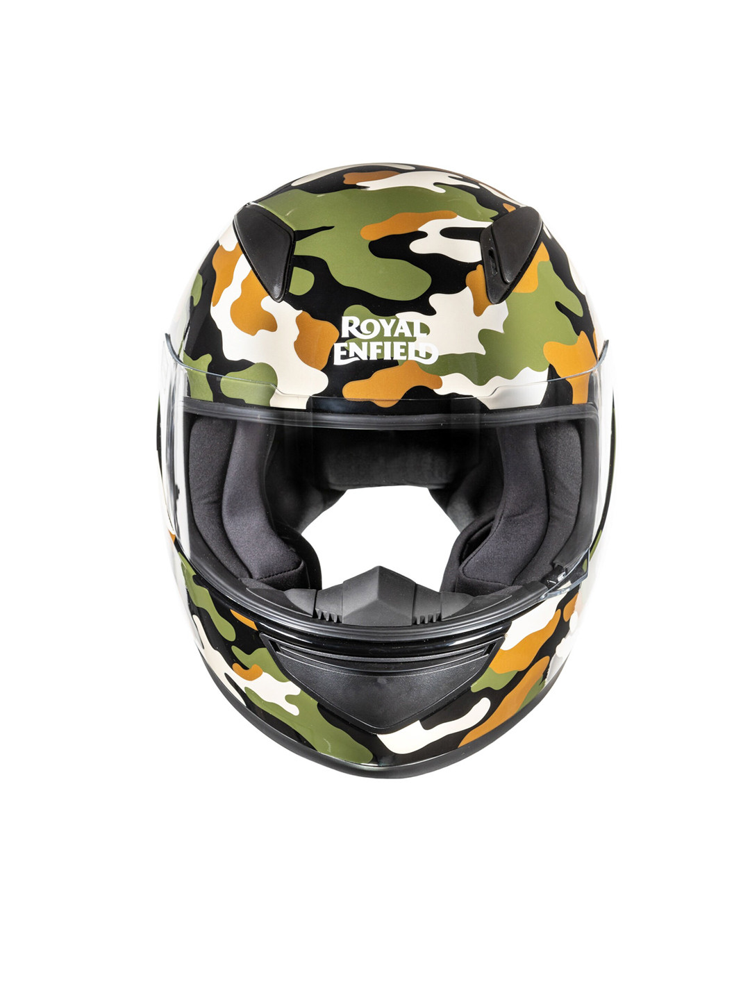 

Royal Enfield Brown Street Prime Crackling Camo Helmet