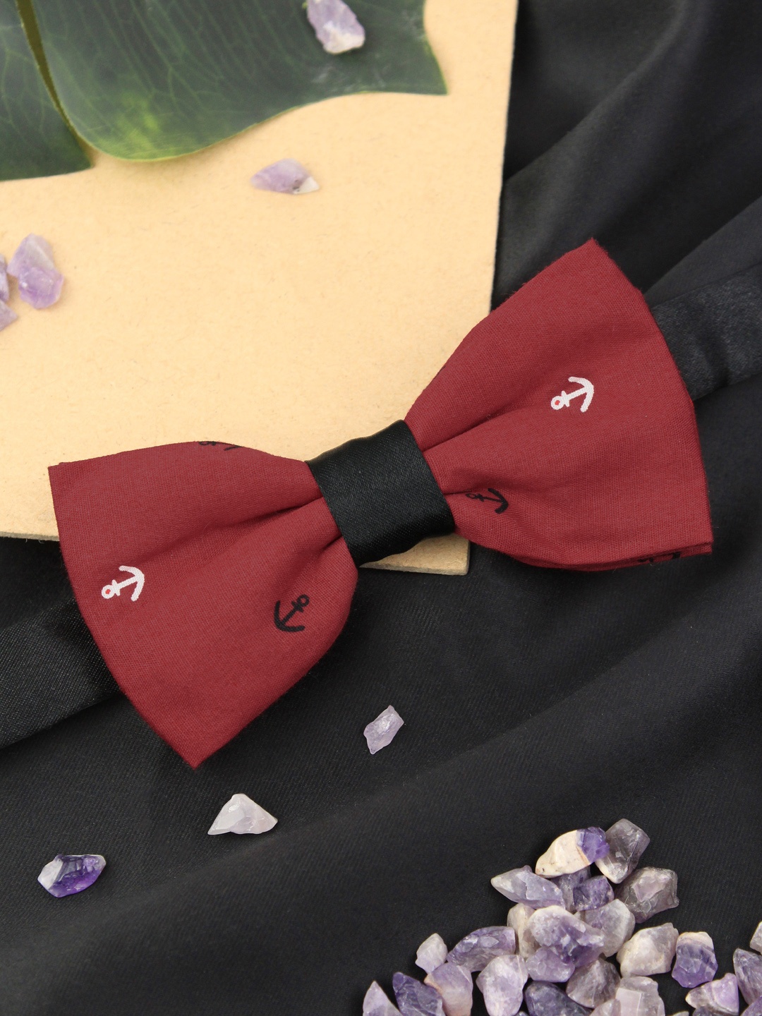 

PELUCHE Men Red Printed Bow Tie