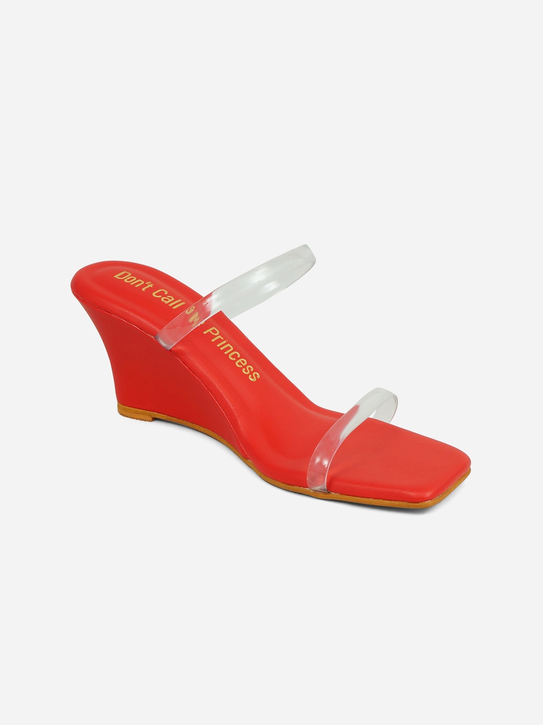 

Don't Call Me Princess Red Wedge Sandals