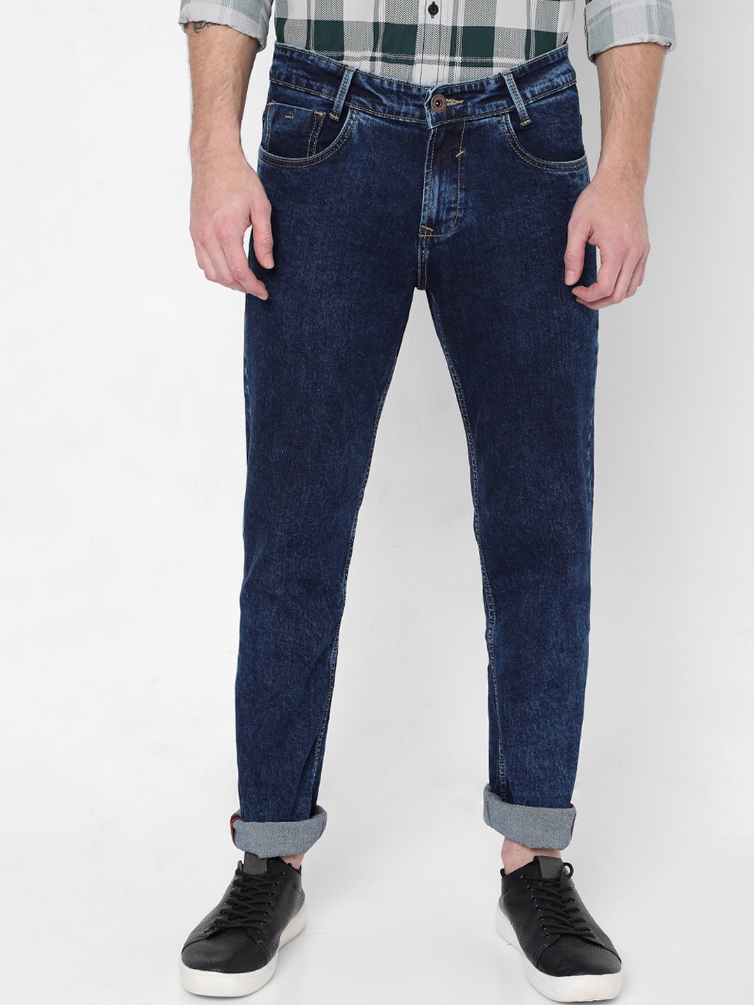 

Mufti Men Blue Narrow Stretchable Jeans