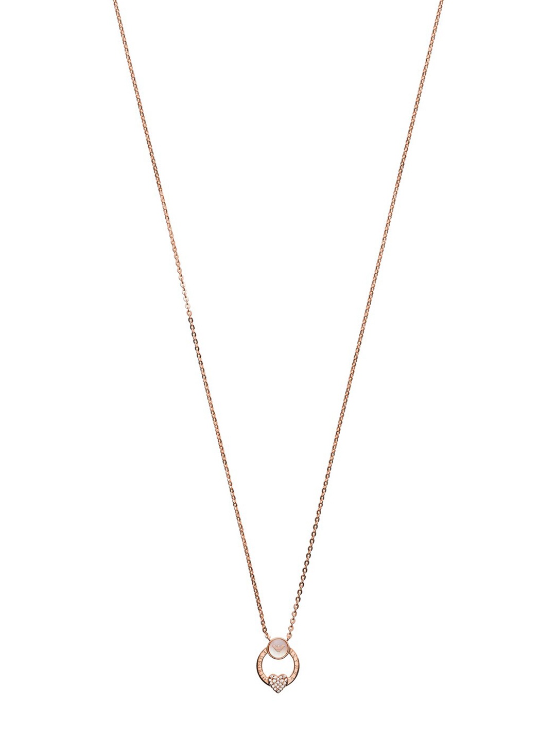 

Emporio Armani Women Rose Gold Sterling Silver Necklace