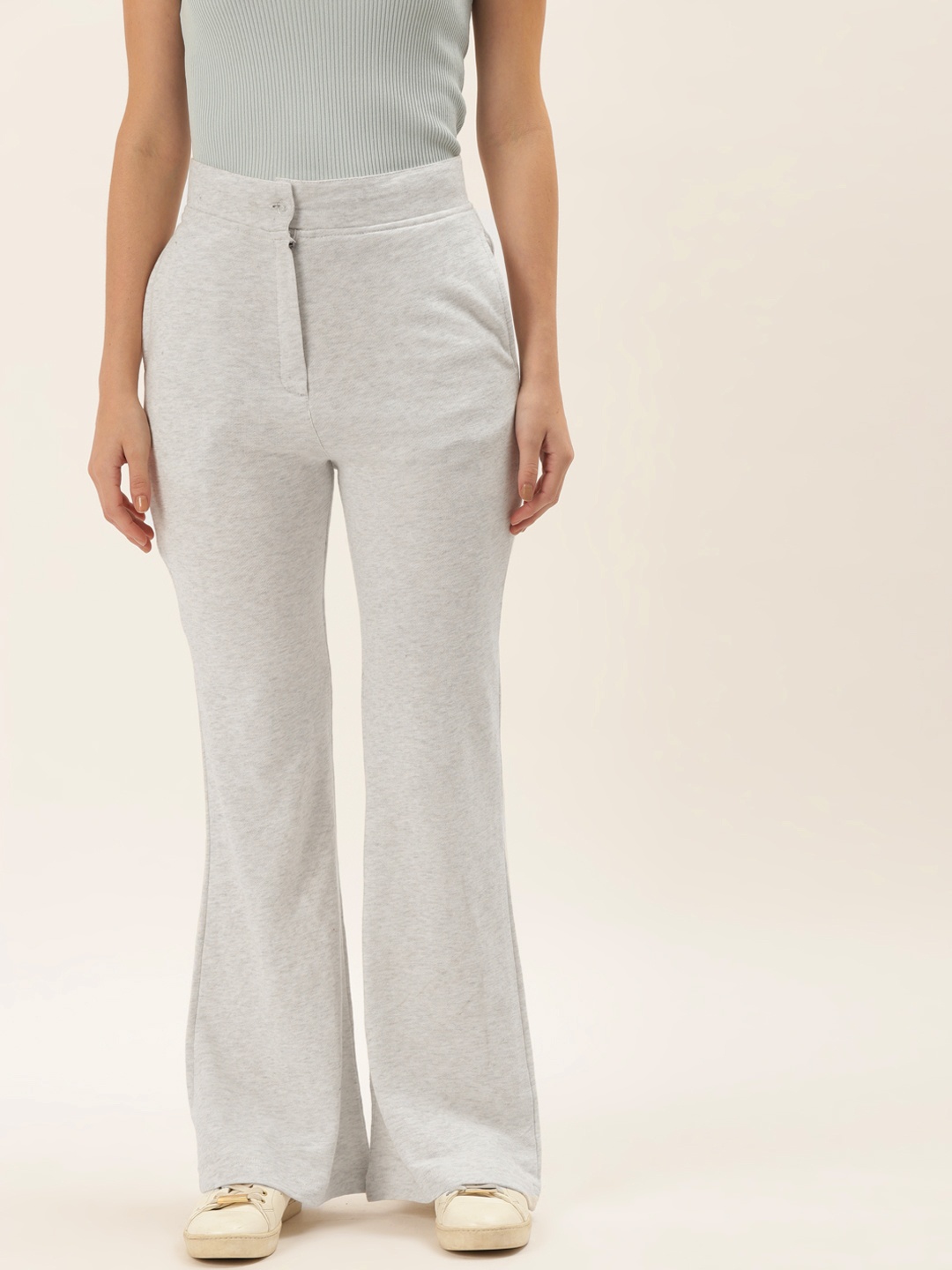 

Alsace Lorraine Paris Women Grey Smart Bootcut Trousers