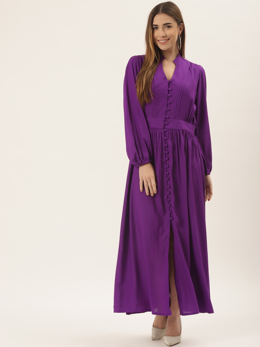 

Alsace Lorraine Paris Purple Maxi Dress