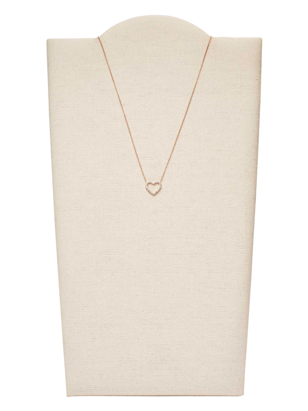 

Fossil Women Rose Gold Plated Vintage Glitz Necklace