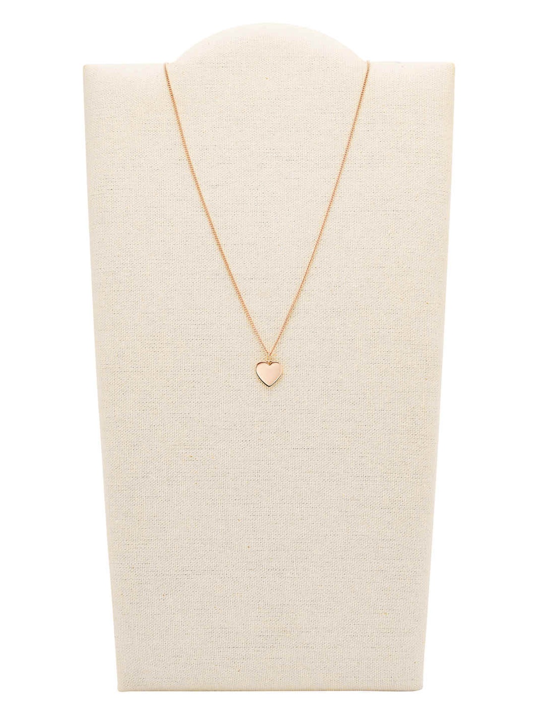 

Fossil Women Rose Gold-Plated Heart Necklace