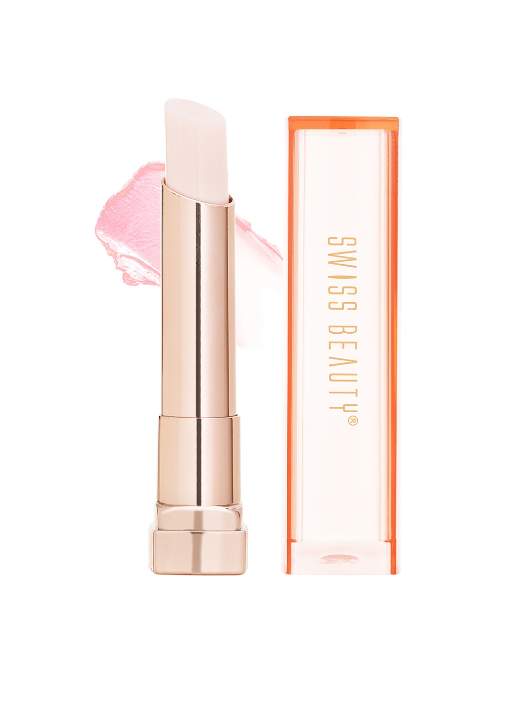 

SWISS BEAUTY Shea Butter Color Changing Lip Balm 3.2 gm, Pink