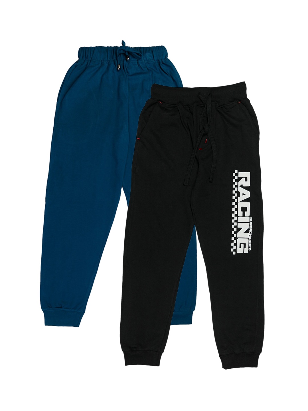 

Todd N Teen Boys Pack Of 2 Printed Pure Cotton Joggers, Teal