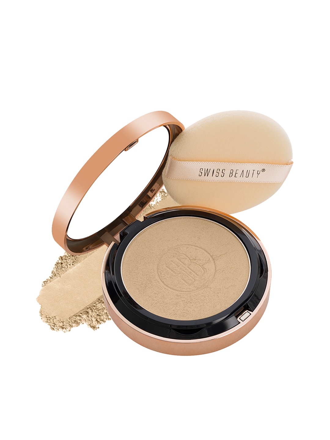 

SWISS BEAUTY Silky & Smooth Oil-Control Powder - Skin Color, Nude