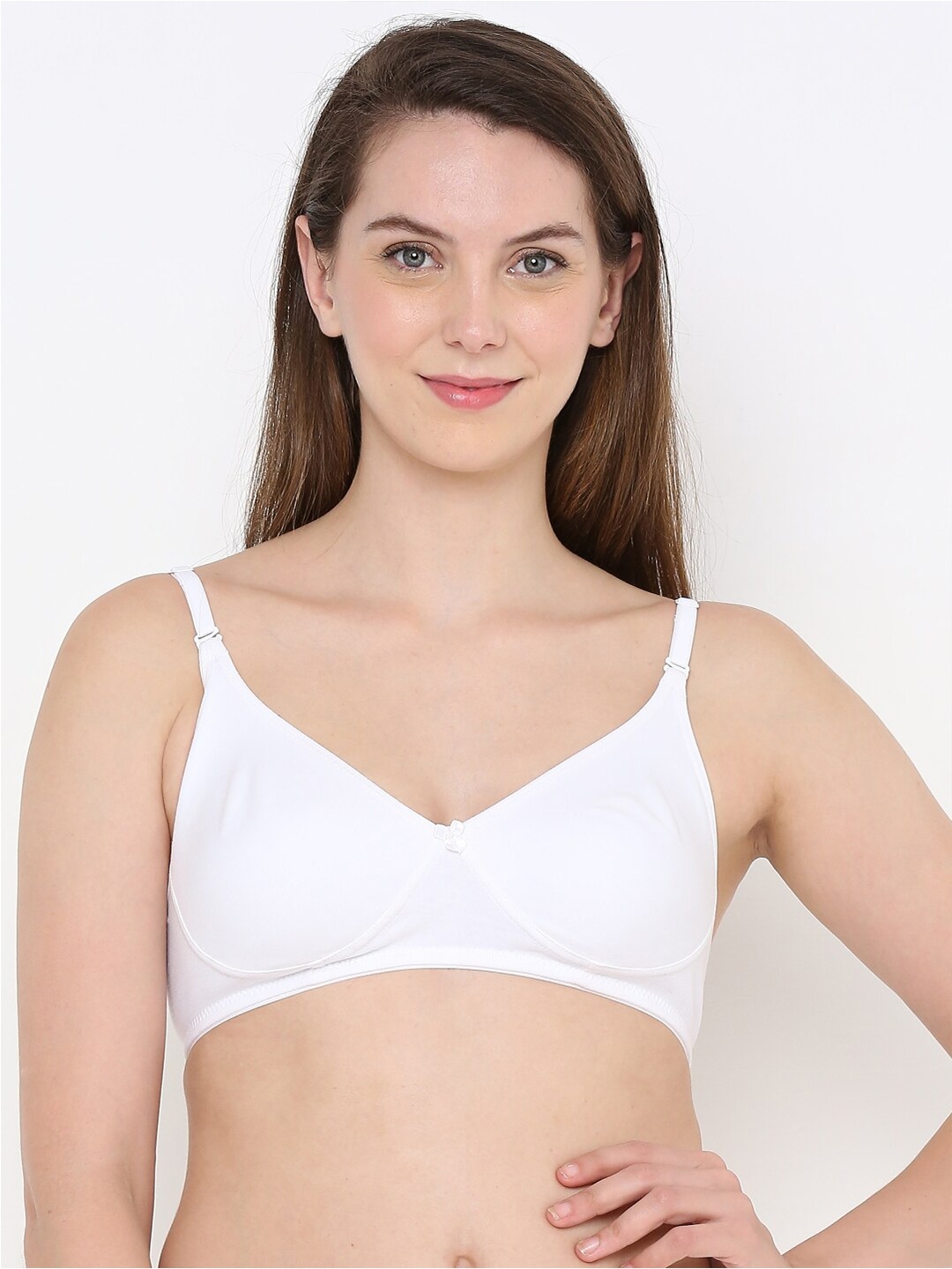 

Berrys Intimatess White Solid Bra