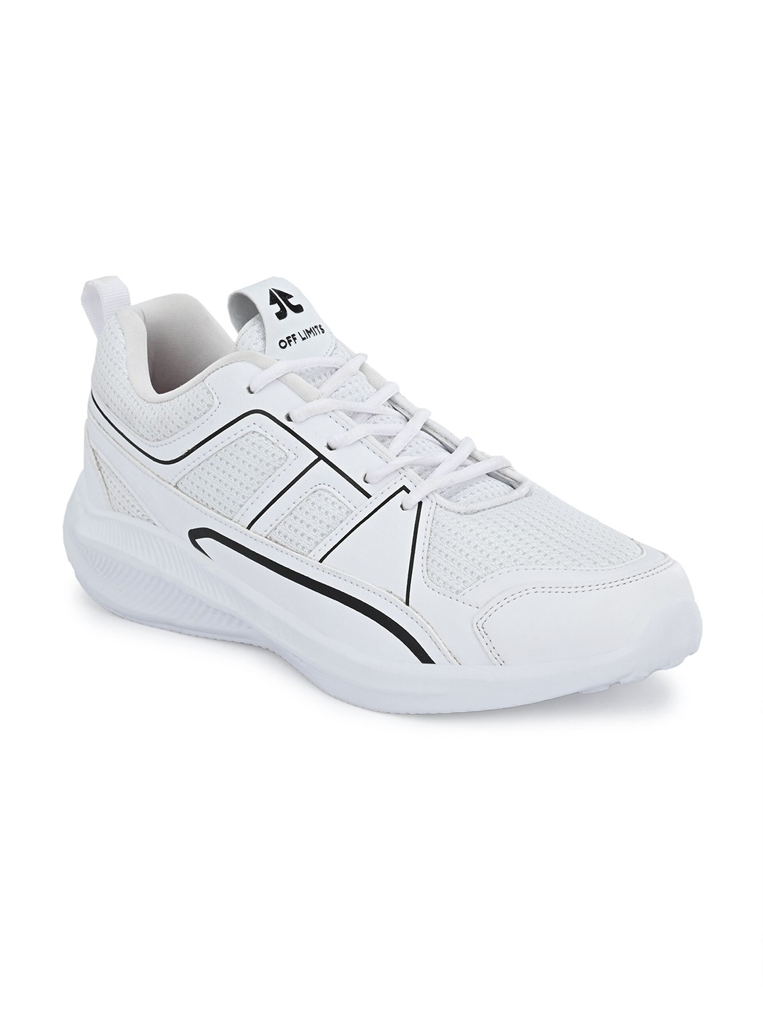 

OFF LIMITS Men White Running Shoes