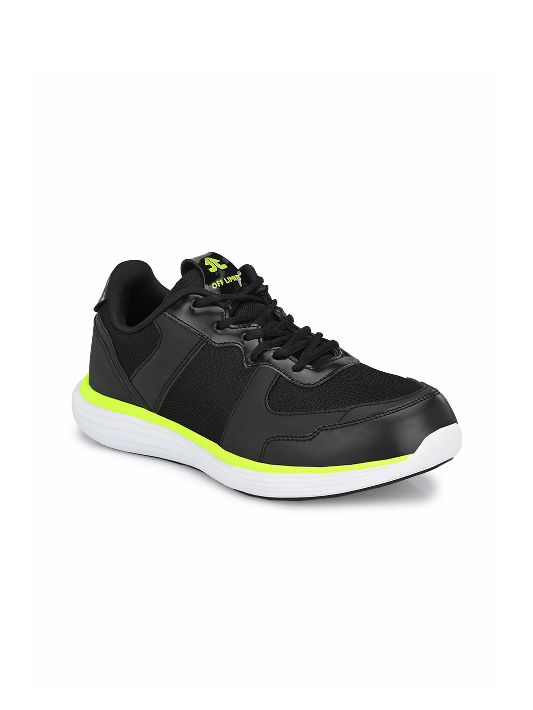 

OFF LIMITS Men Black Mesh Running Non-Marking Shoes