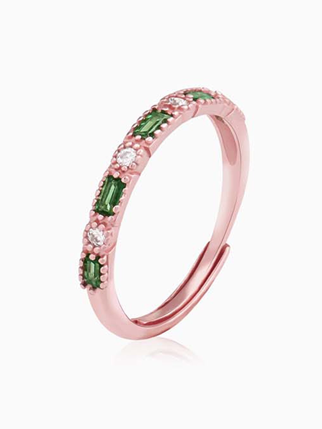 

GIVA 925 Sterling Silver Rose Gold Plated Dreamy Desire Adjustable Ring