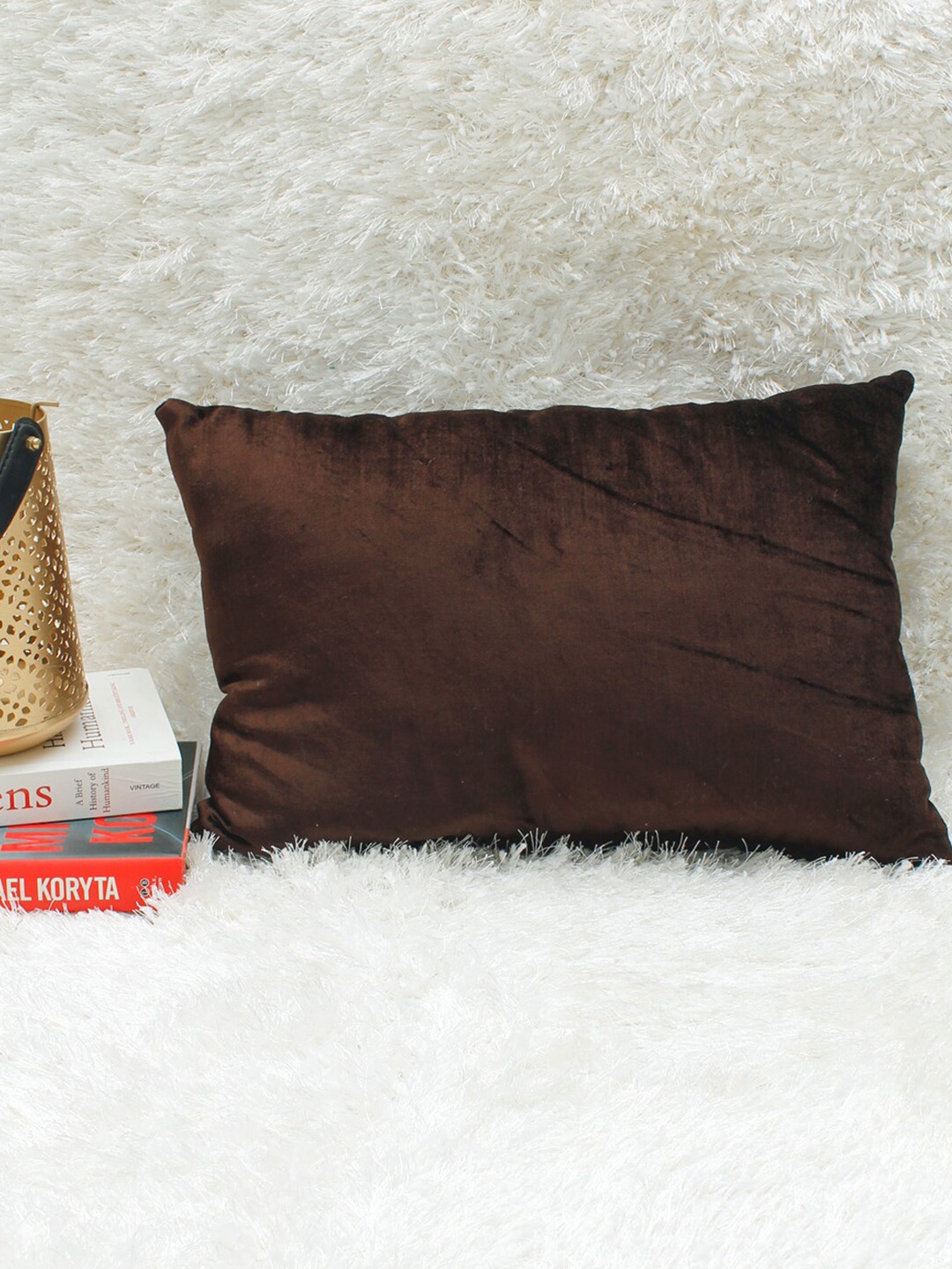 

AVI Living Brown Velvet Rectangle Cushion Covers